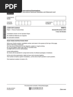 Cambridge International Advanced Subsidiary and Advanced Level