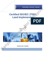 ISO 27001 Lead Implementer Instructor Guide - ITpreneurs (PDFDrive)