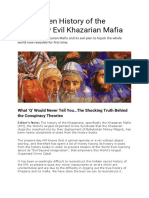 The Hidden History of The Incredibly Evil Khazarian Mafia