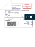 Fact 622 Por Suiministro de Filtros (Sociedad Comercial San Ignacio Limitada)