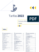TARIFARIO WEB Peninsula Baleares 2022