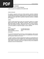 2009 Gestión Financiera de la H. Cámara de Diputados