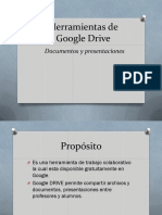 Herramientas de Google Drive