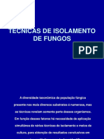 Técnicas de Isolamento de Fungos