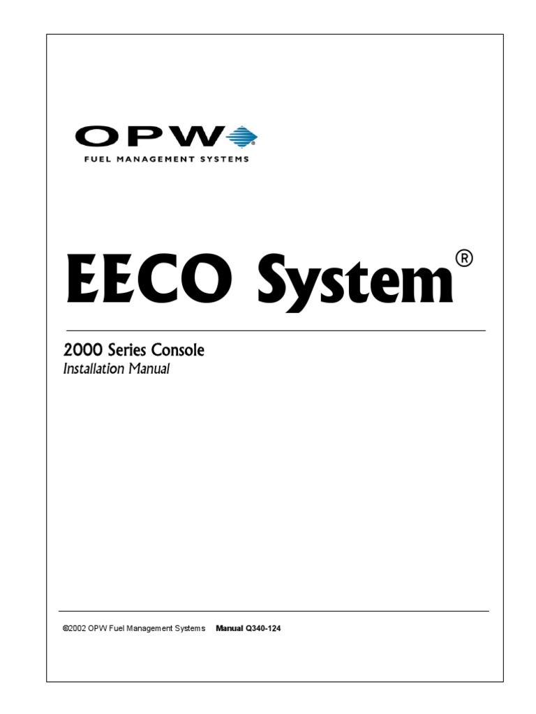 Opw 2000 Series Installation Manual | PDF | Telephone | Electrical ...