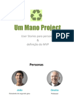 6) User Stories para Persona e MVP - Um Mano