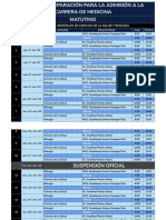 Turno Matutino Curso de Exani - II Ciencias de La Salud y Biología (Bases Generales)