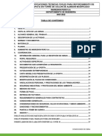 Especificaciones Tecnicas Civiles - Reforzamiento de Zapata