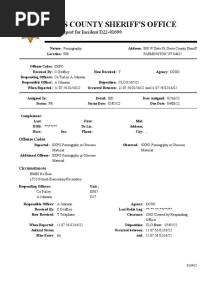 Utah Parents United Report To Davis County Sheriff's Office