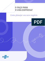 E-Book - Como Planejar Seu Novo Negócio