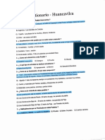 Preguntas de Albarado Sobre Huancavelica y Siona