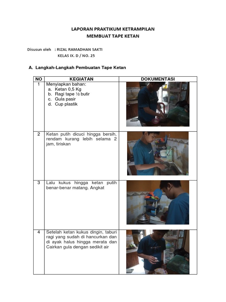 Pembuatan Tape Ketan PDF
