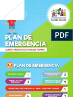 Plan de emergencia jardín pedagógico Rafael Pombo