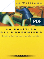 410356554 Williams Raymond La Politica Del Modernismo PDF
