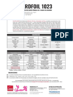 Web Hard Foil 1023 Ficha Técnica 2020