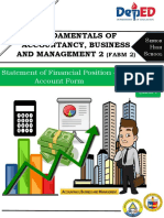 Fundamentals of Accountancy, Business and Management 2 2: Statement of Financial Position - Account Form