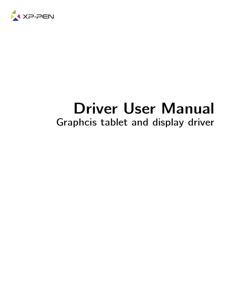 Driver User Manual (English) | PDF | Tablet Computer | Installation