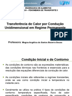 Aula 08 - Transferência de Calor Por Condução Unidimensional - FT Alimentos