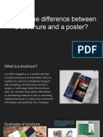 What Is The Difference Between A Brochure and A Poster?