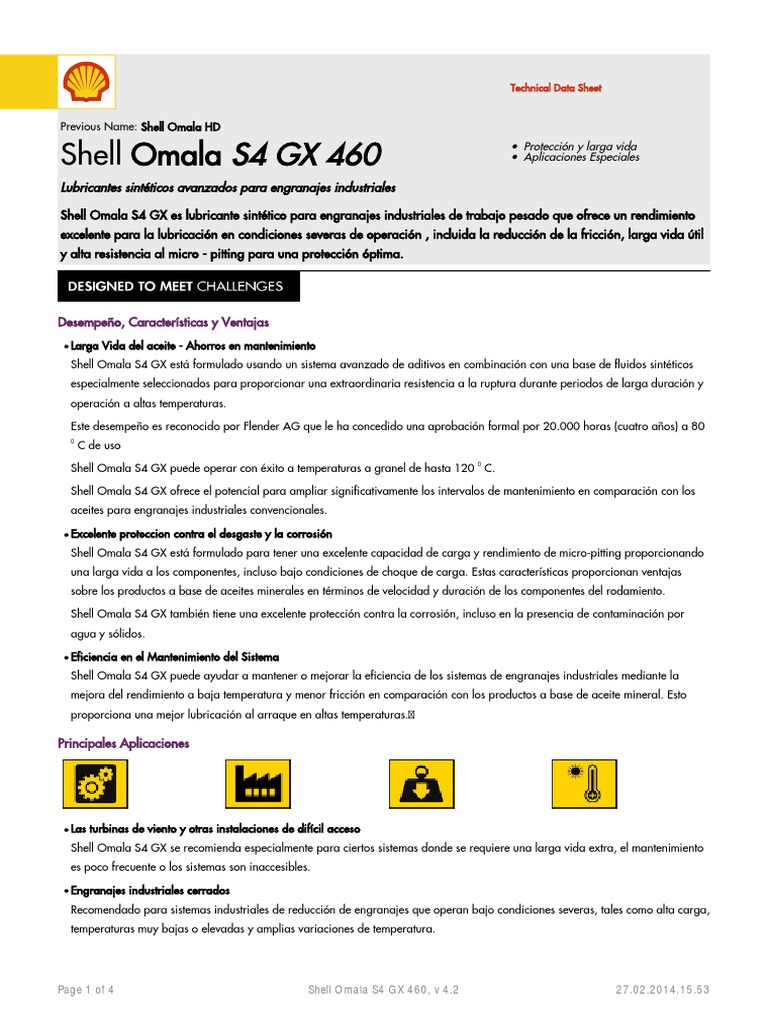 Lubricante Sintético para Engranajes | PDF | Engranaje | Lubricante