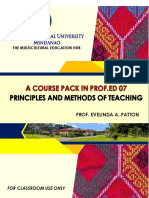 2PROFED07 - Principles and Methods of Teaching