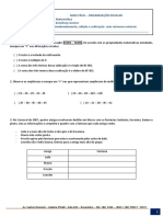 lista 5 ano - arredondamento, adição e subtração com numeros naturais