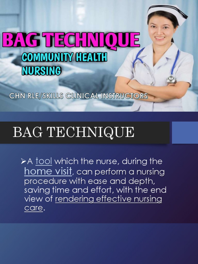 Bag Technique PDF Nursing Medicine