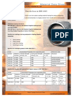 Ductile Iron Data Sheet in DIN 1693