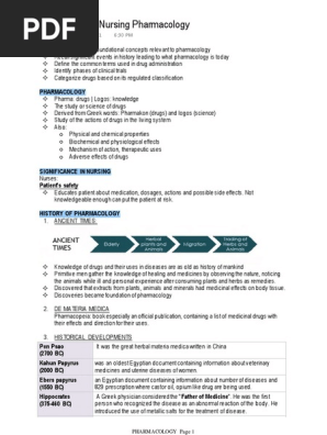 Pharmacology