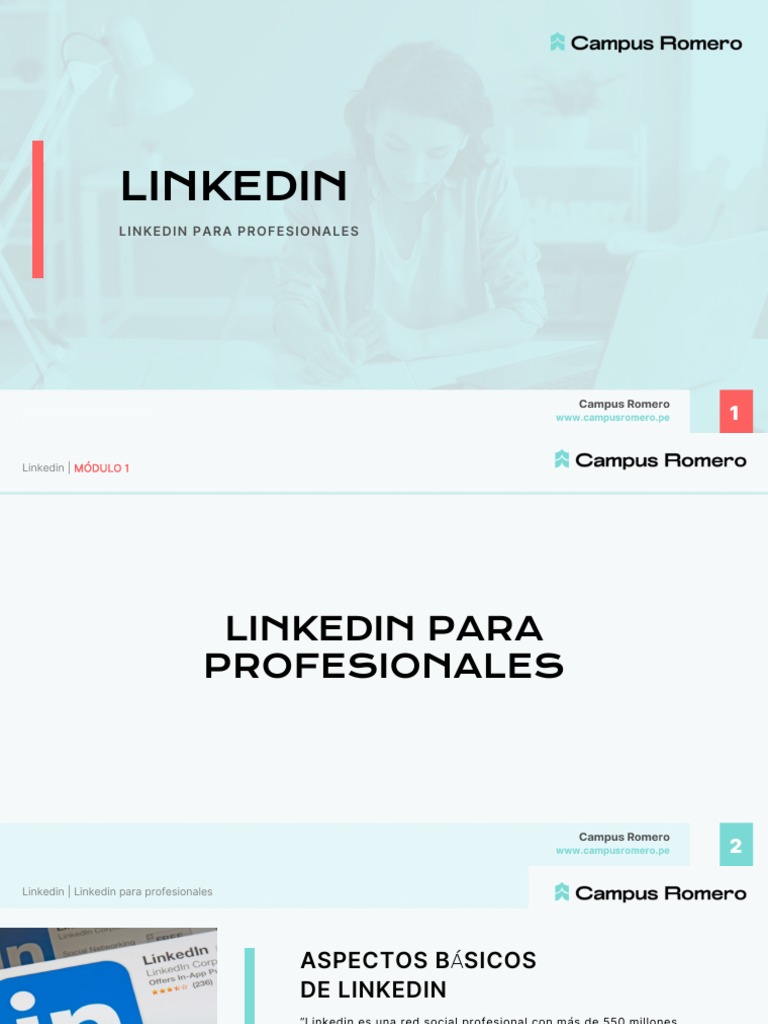Módulo 1 Linkedin | PDF | Vinculado en | Comunicación