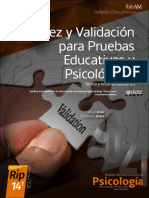 Validez y Validación para Pruebas Educativas y Psicológicas: Psicología