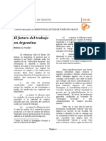 Lo Vuolo 2018 Futuro Del Trabajo en Argentina Ñ 12-10-18