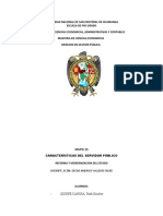 Características Del Servidor Público Peruano