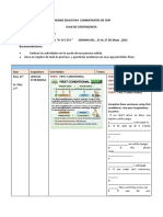 First Conditional - 23-27 Mayo