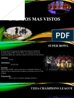 Eventos Mas Vistos