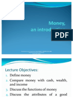 INTFINA Lecture 1 Introduction to Money
