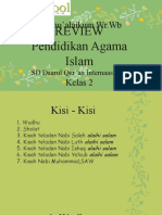 Review PAI PAS Genap Kelas 2