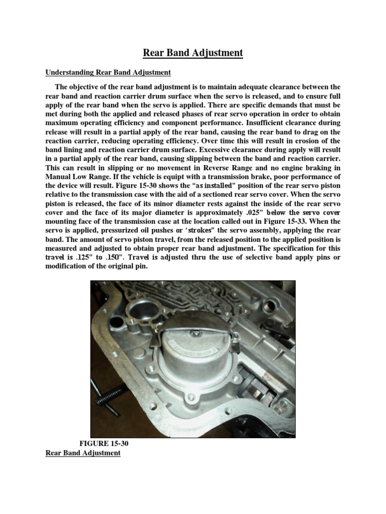 Adjusting for Optimal Performance Proper Techniques for Rear Band