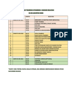 Rundown Touring 04-06 Agustus 2022