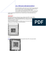 Tipos de Sockets y Slots para Microprocesadores