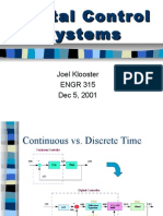 Digital Control Systems Overview