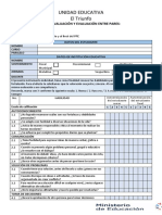 Auto Evaluación y Evaluación Entre Pares Ppe 2022-2023