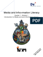 Media and LNF o Rmation Literacy