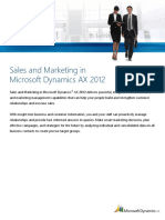 Sales and Marketing Activity Report PDF Template