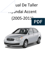 Hyundai Accent 2005 - 2011 Manual de Taller 745 Páginas