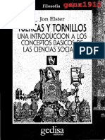 ELSTER, JON - Tuercas y Tornillos (Una Introducción A Los Conceptos Básicos de Las Ciencias Sociales) (OCR) (Por Ganz1912)