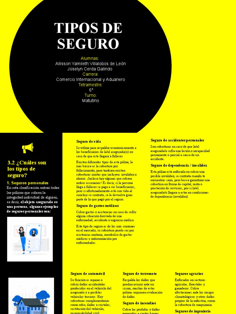 Tipos de Seguros y Coberturas Esenciales | PDF | Seguro | Póliza de seguros