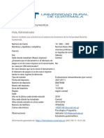 Recepción de Documentos