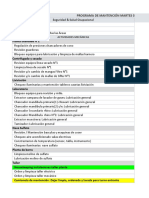 Planificación Mantención Planta Julio 2022