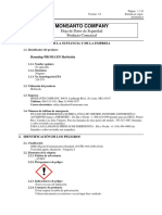 Monsanto Company: Hoja de Datos de Seguridad Producto Comercial